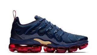 Sneakers Release- Nike VaporMax Plus “Navy/Red” Men’s Shoe