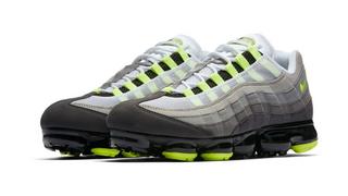 Sneakers Release &#8211; Nike Air Vapormax 95 “Black/Grey/Volt” Men’s Shoe