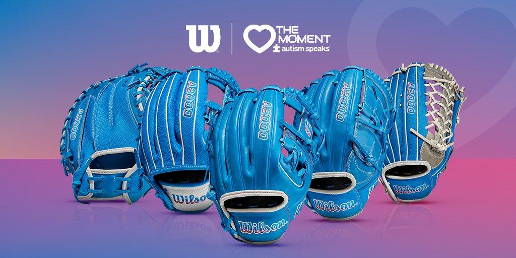 Wilson "Love The Moment" x Autism Speaks Baseball Gloves