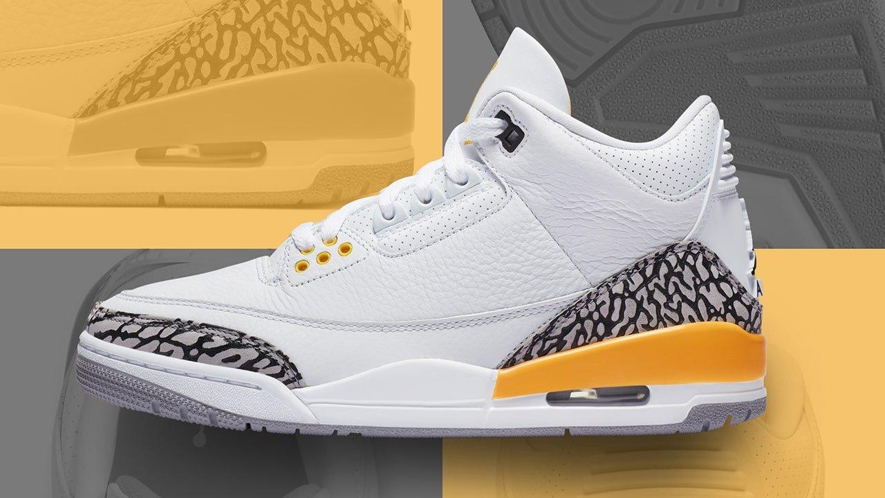 Black and cheap yellow jordan 3