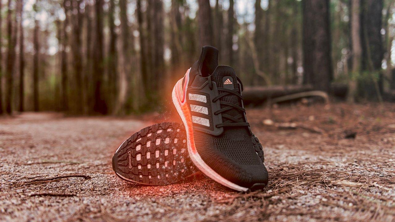 Adidas ultra boost store orange and black