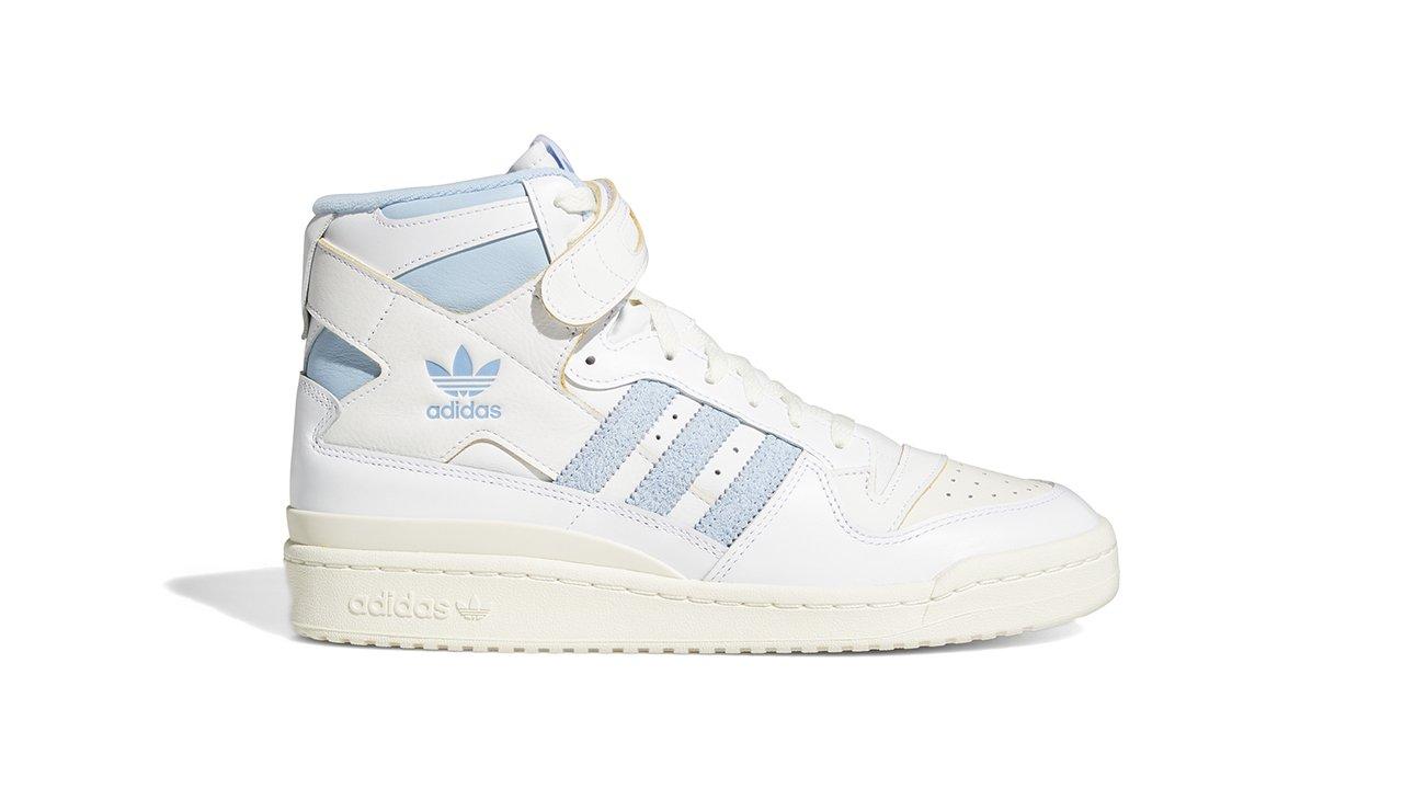 Sneakers Release – adidas Forum 84 High “White/Off-White/Clear  Sky” Men’s Shoe Dropping 8/15