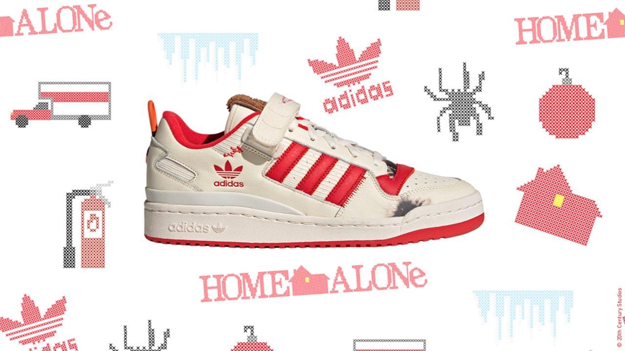 Adidas x Home Alone Forum Cream White / Collegiate Red / Off White