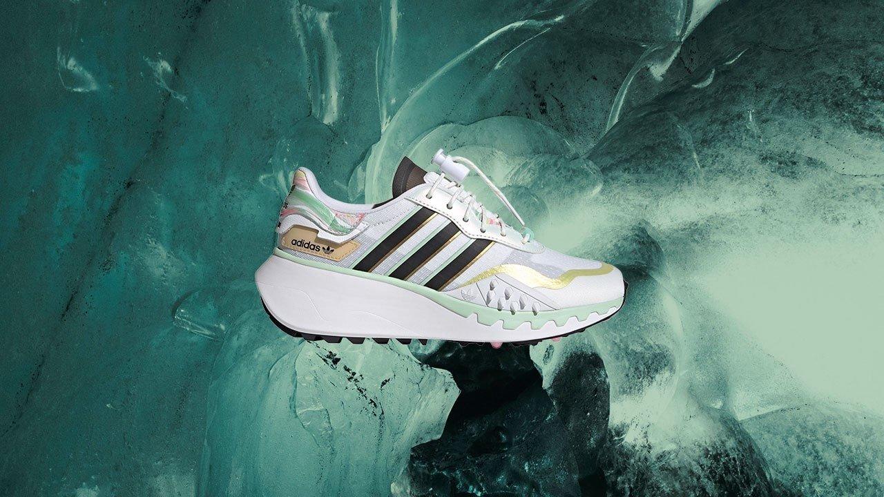 Green adidas 2024 womens sneakers