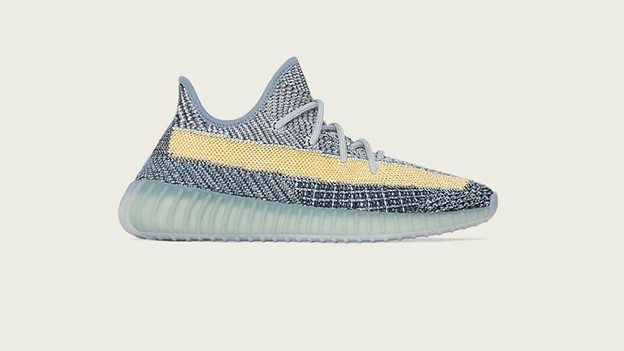 Sneakers Release Ash Blue Yeezy Boost 350 V2