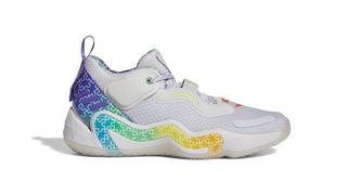 Rainbow colored basketball shoes outlet