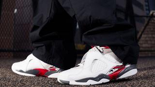 Jordan 8 Retro "White and True Red"