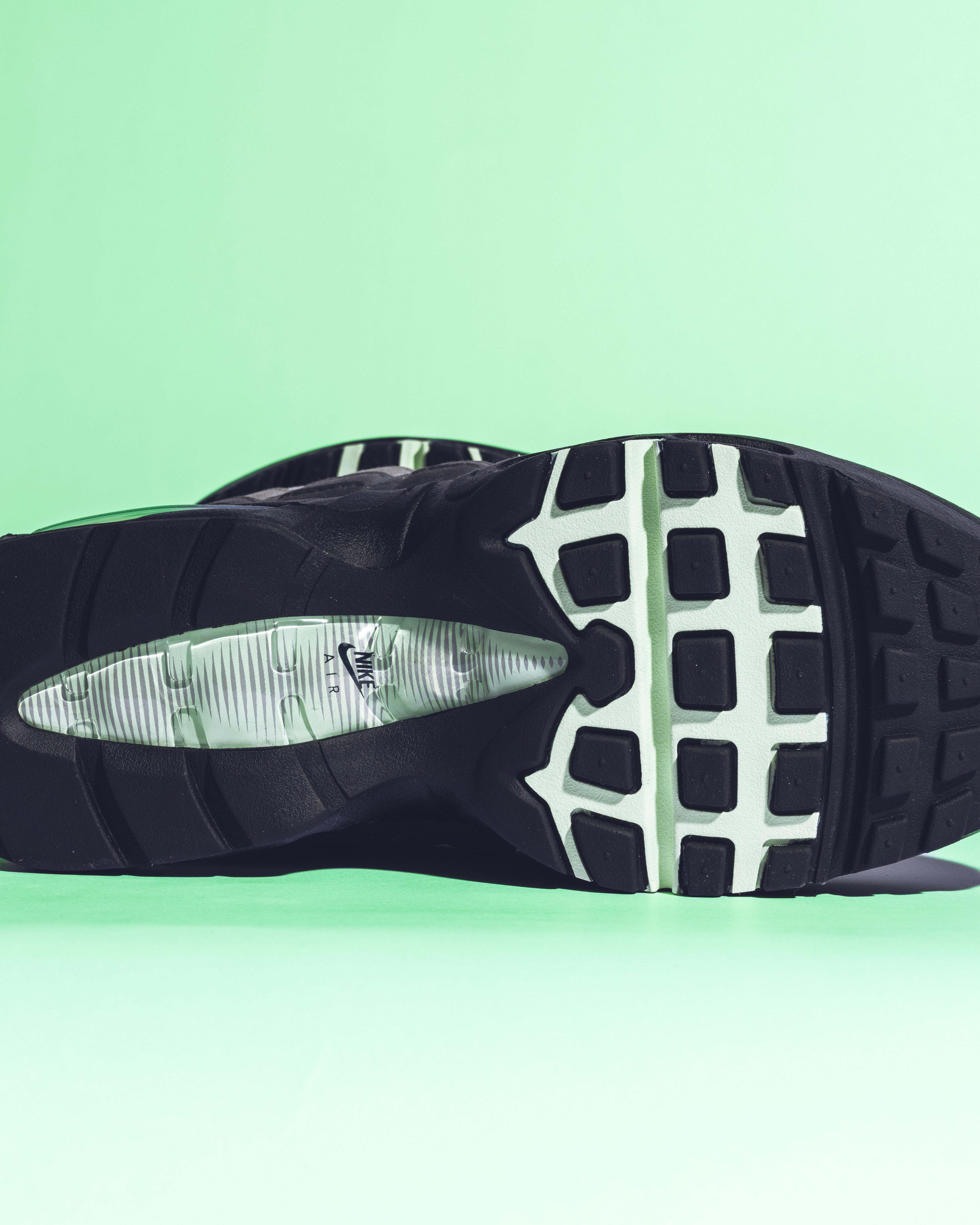 Nike Air Max 95 Big Bubble "Fresh Mint" bottom of shoe detail