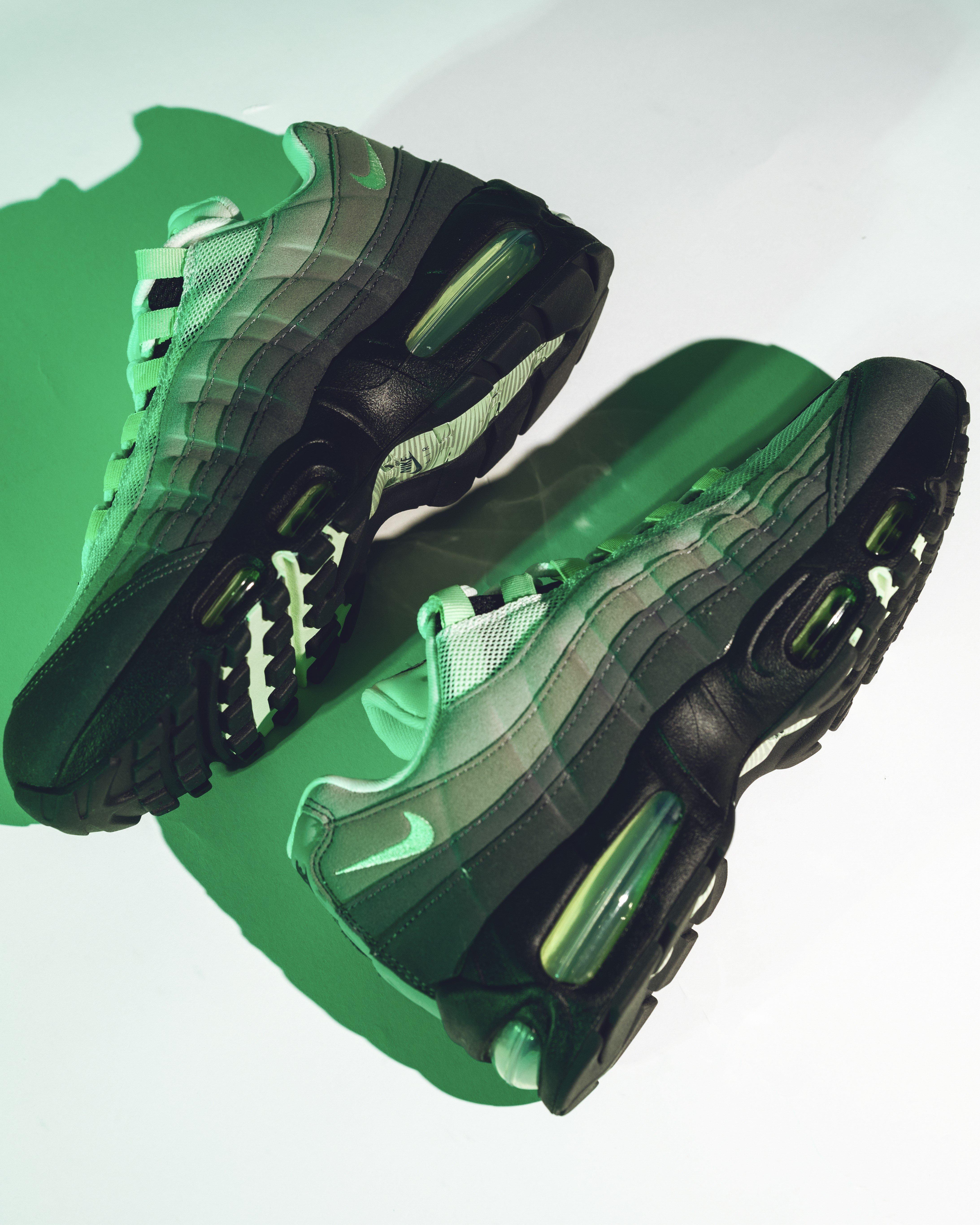 Nike Air Max 95 Big Bubble "Fresh Mint" heel detail