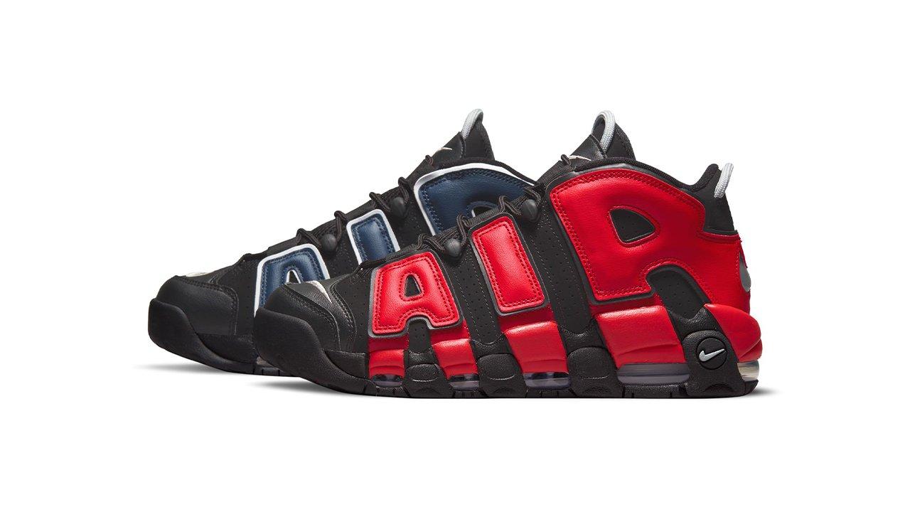 Black and sale red uptempo