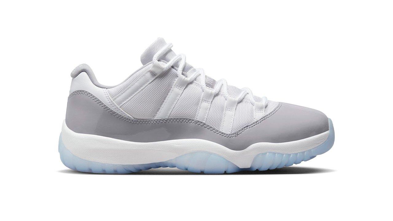 Jordan 11 Retro Low “Cement Grey” Men’s &  Kids’ Shoe Launching 4/1