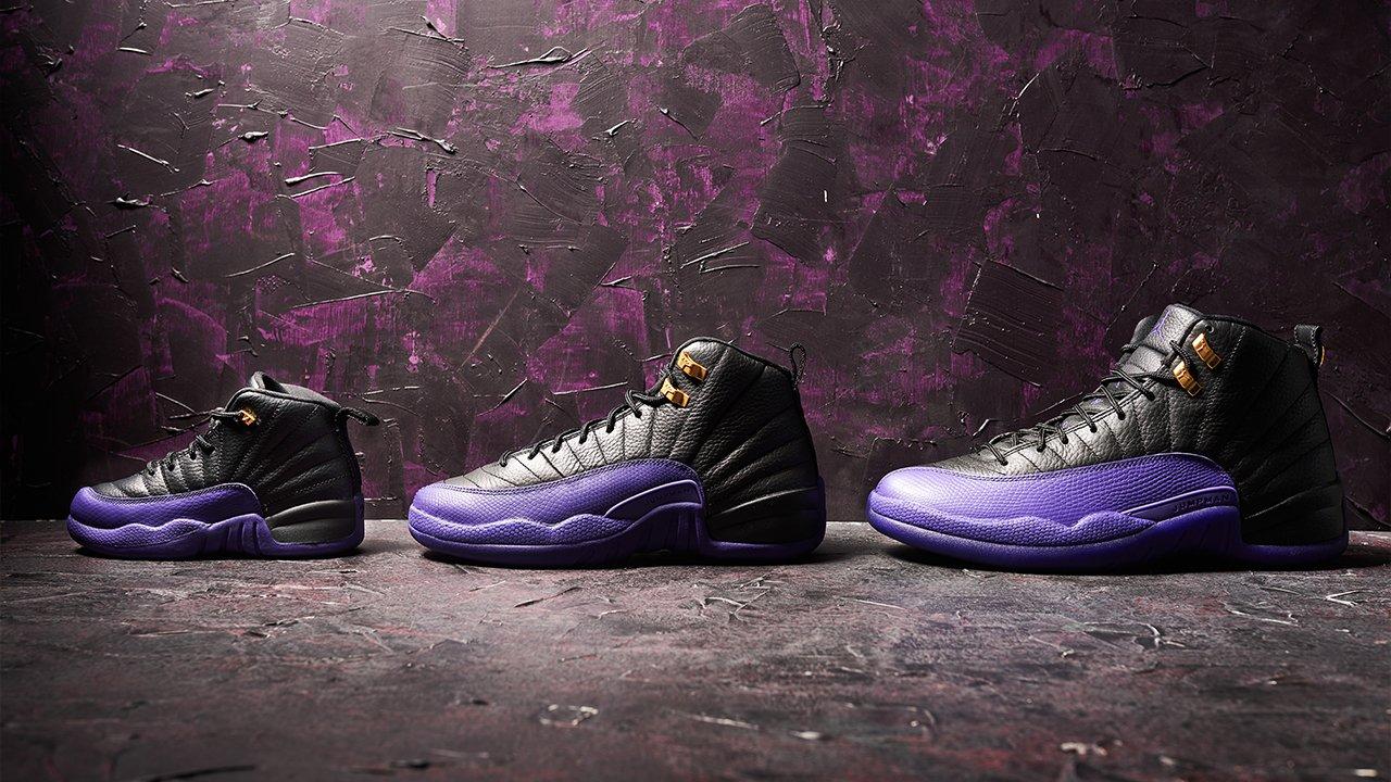 Jordan retro 12 store purple velvet