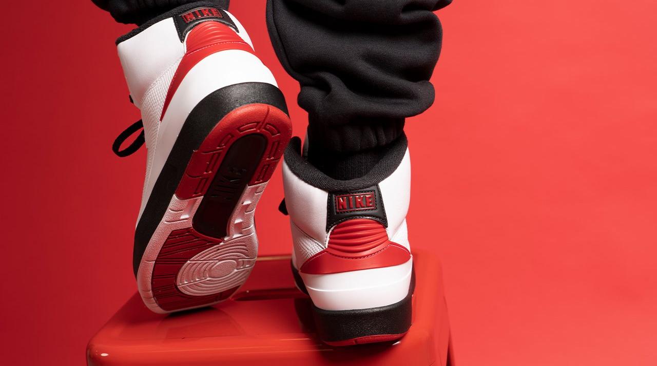 Jordan 2 Retro "White/Varsity Red/Black" Men's, Women's & Kids' Shoe Dropping 12/30 heel