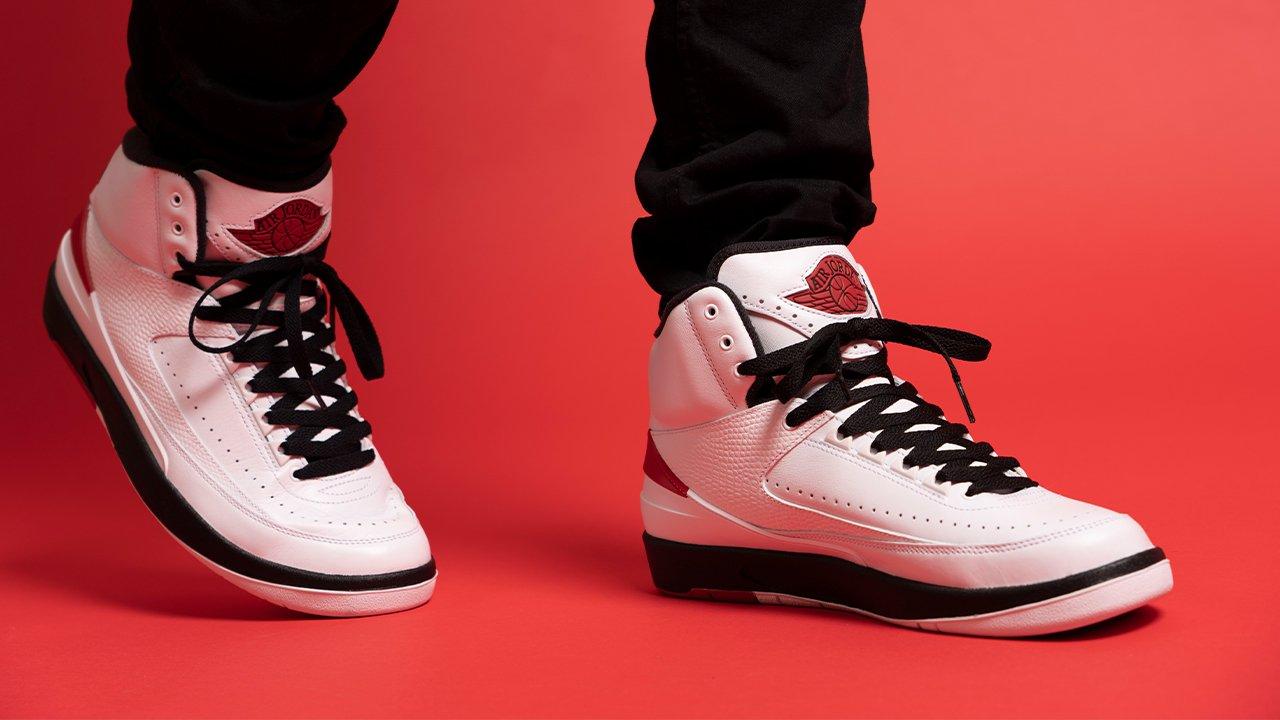 jordan 2 chicago on feet