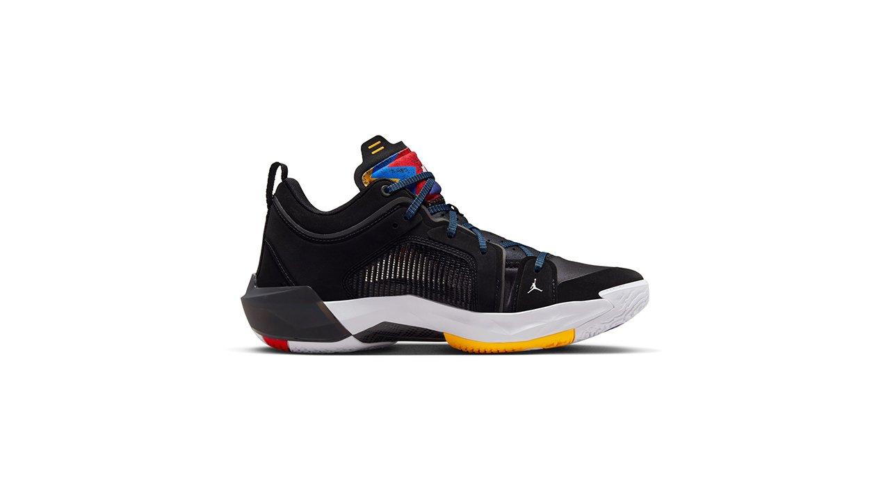 Air Jordan XXXVII Low Basketball Shoes, Men's, Blue/Gold