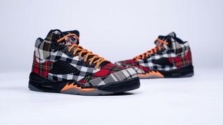 Plaid jordan best sale 1 grade school