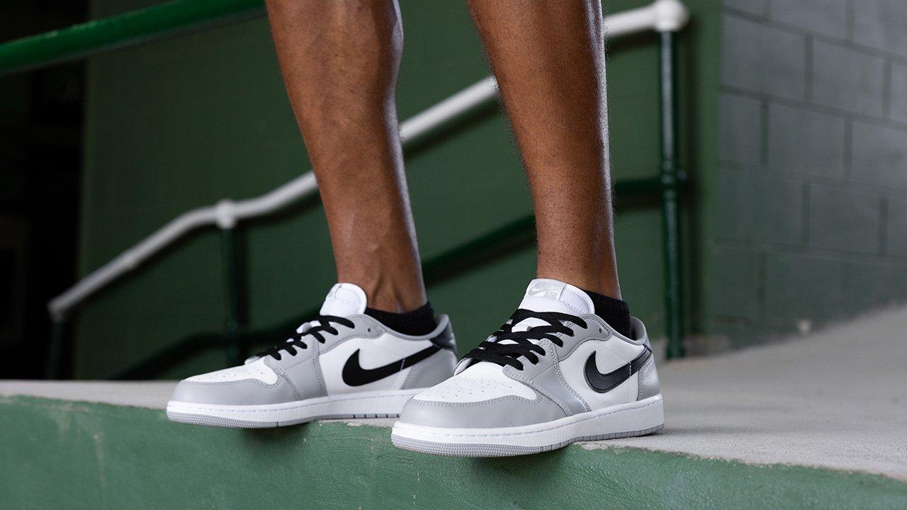 Air jordan 1 low wolf grey online