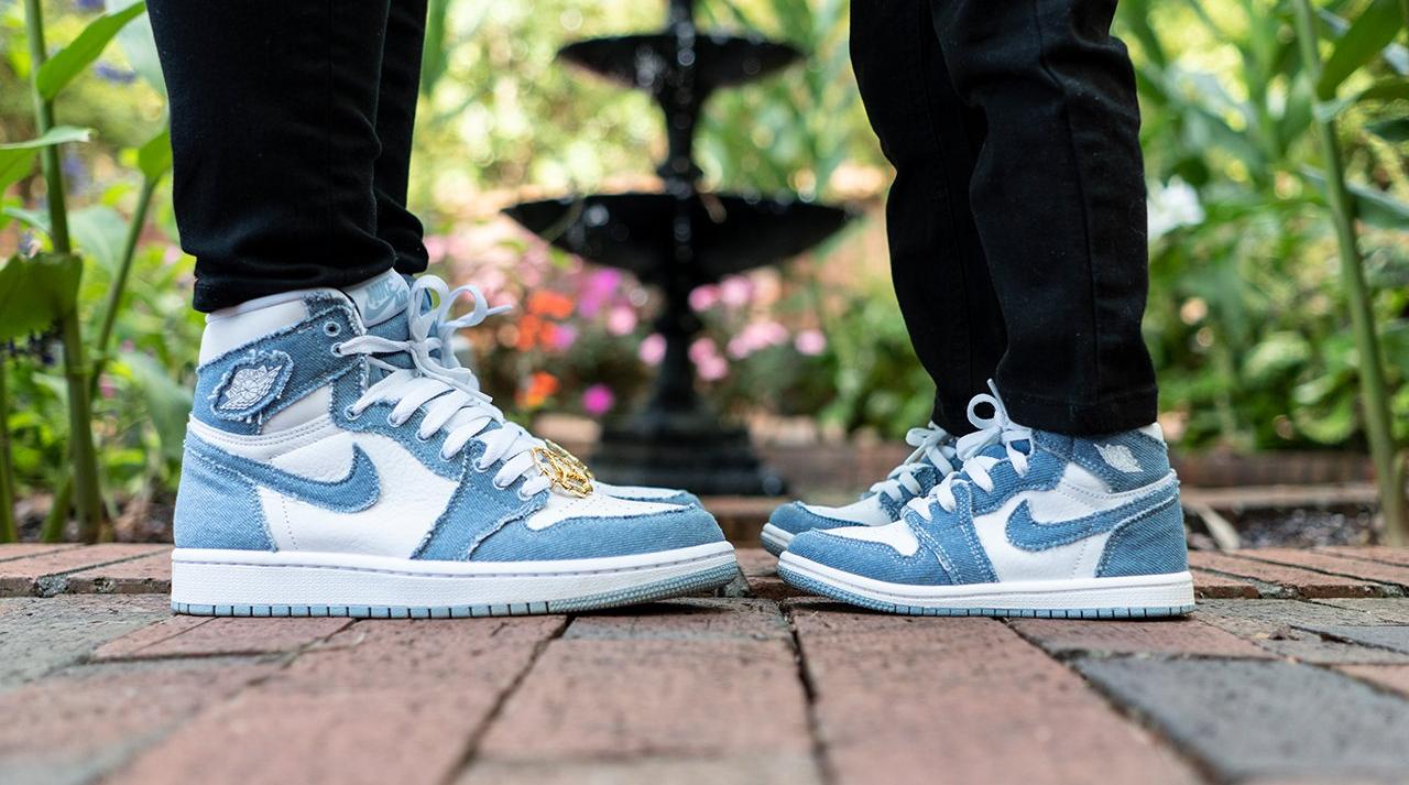 Sneakers &#8211; Jordan 1 Retro High OG​ &#8220;White/Boarder Blue/Metallic Gold&#8221; Women&#8217;s &#038; Kids&#8217; Shoe Dropping 9/22