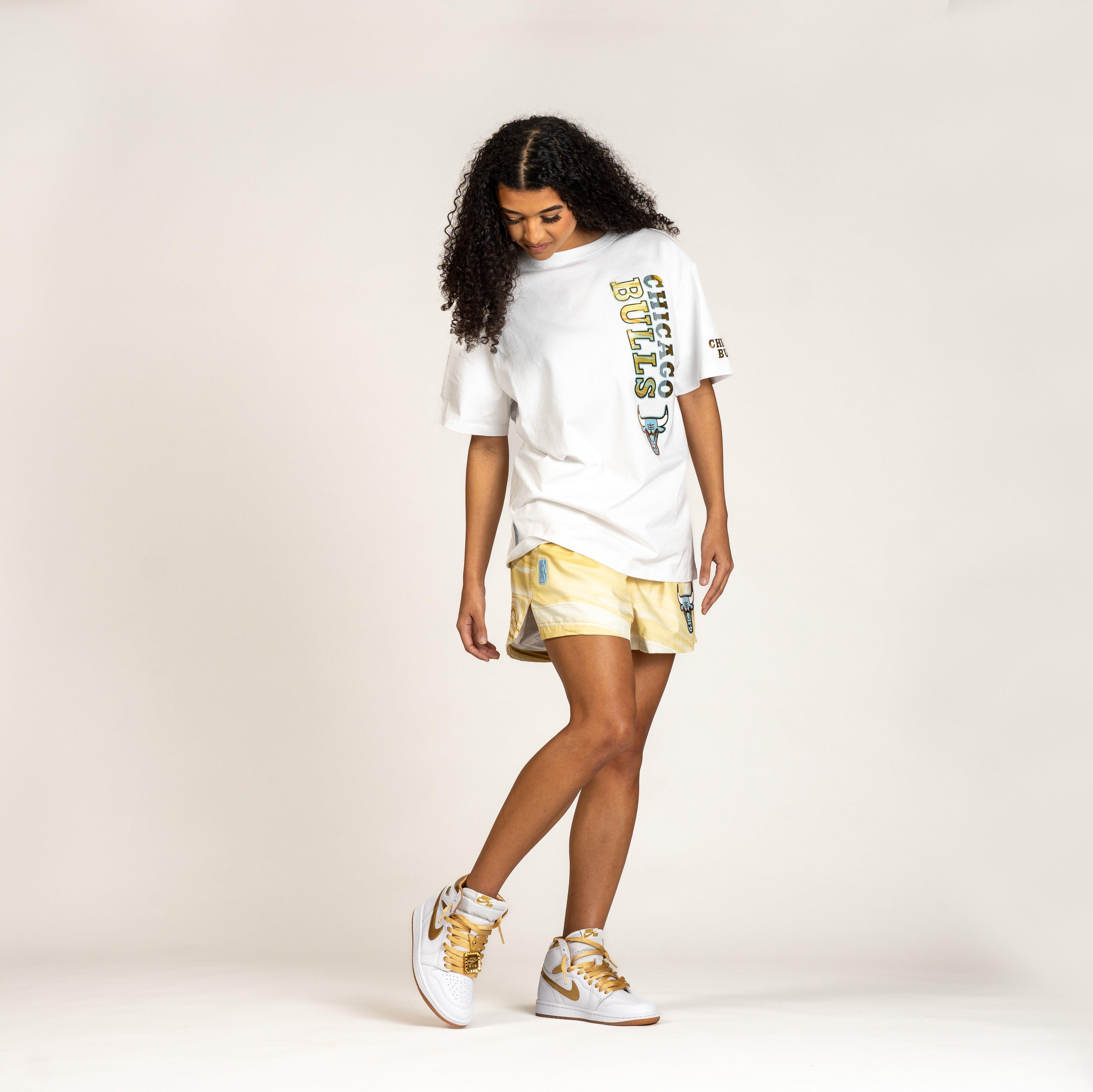 Air Jordan 1 Retro High OG "Metallic Gold" - Model In Streetwear