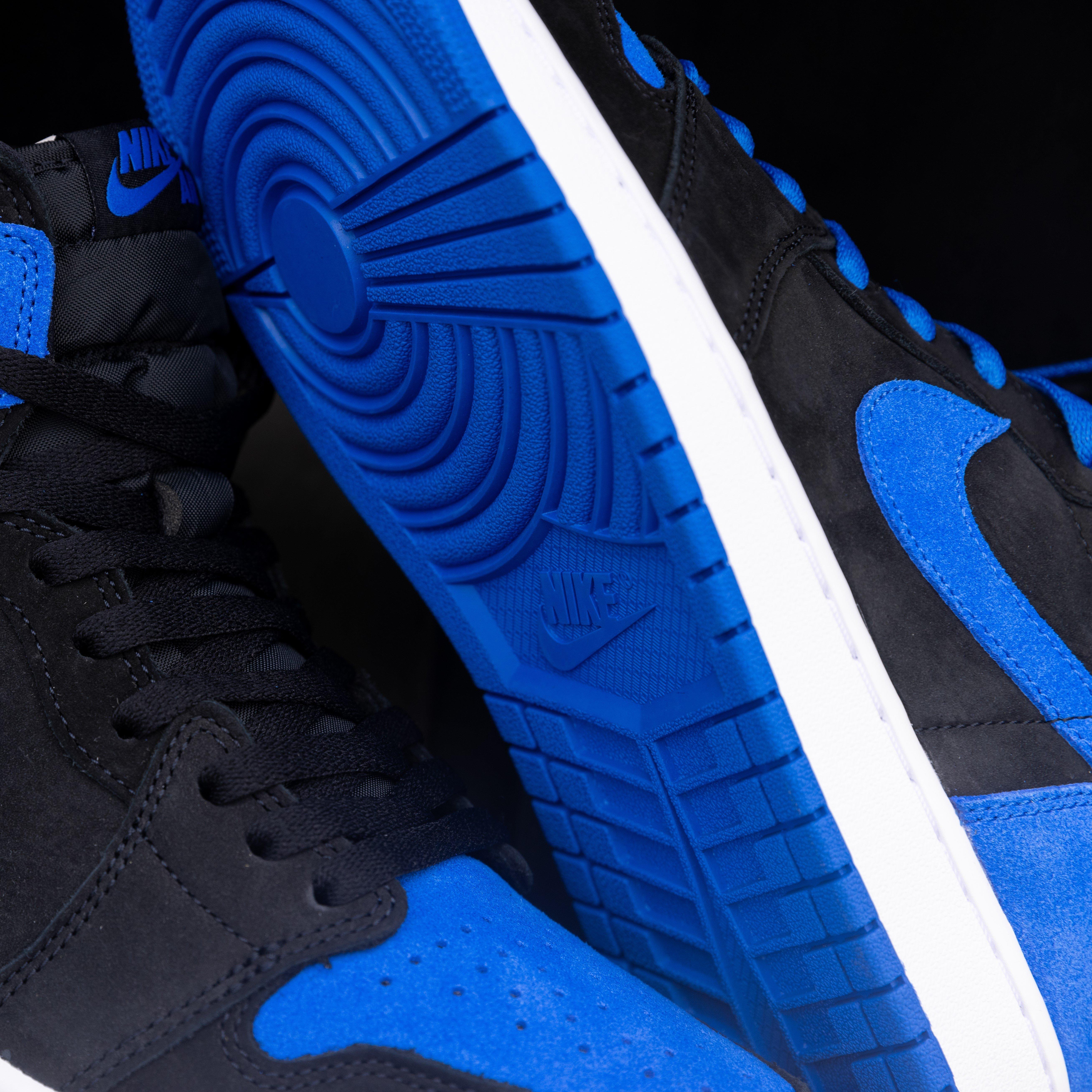 Air Jordan 1 Retro High OG Royal Reimagined Mens Lifestyle Shoes  (Black/Royal Blue)