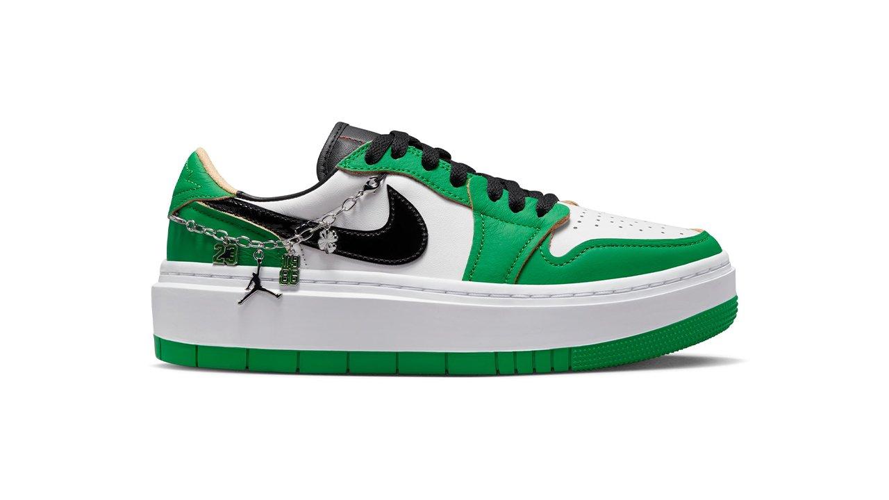 Jordan Air Jordan 1 Mid Lucky Green Grade School Lifestyle Shoes