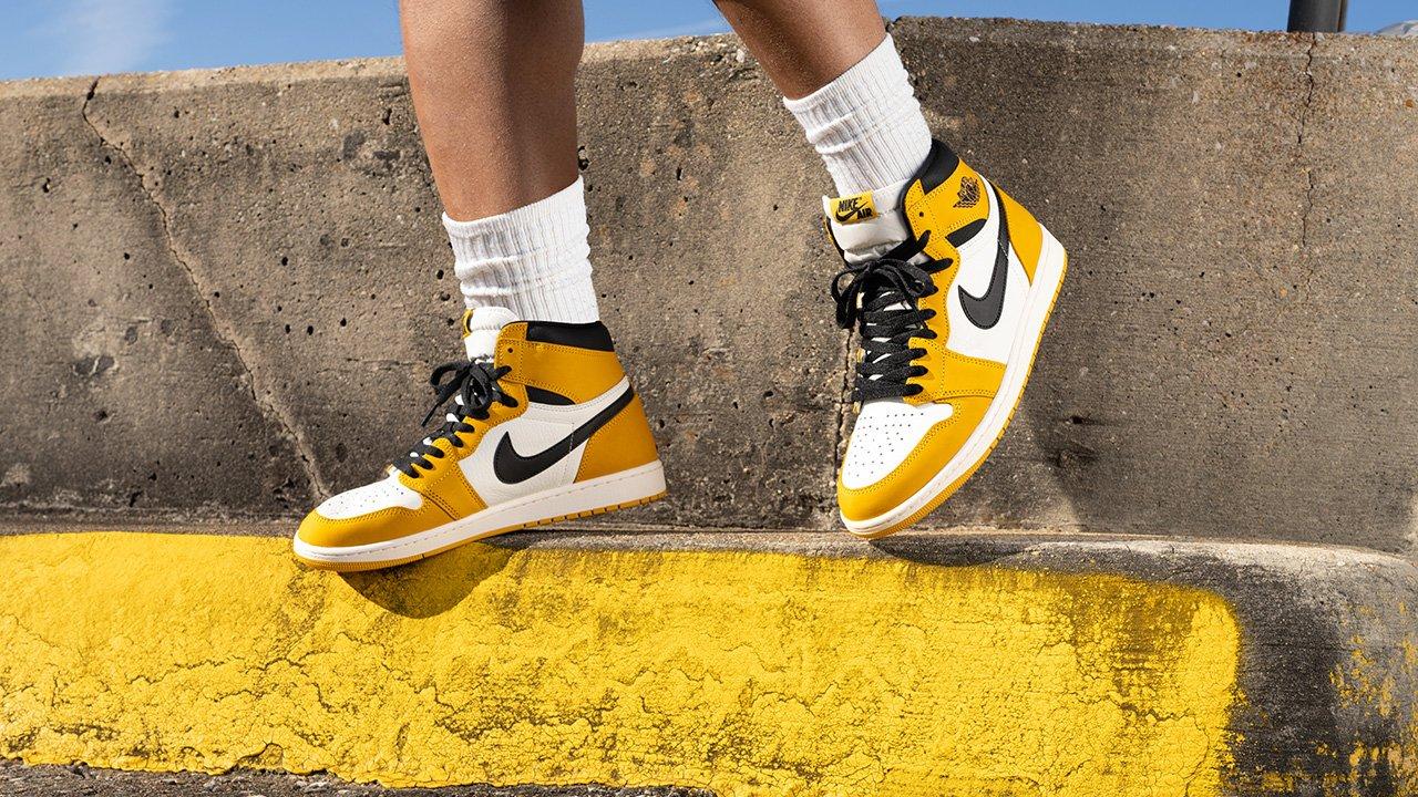 販売ショッピング Jordan 1 Retro High OG Yellow Ochre - 靴