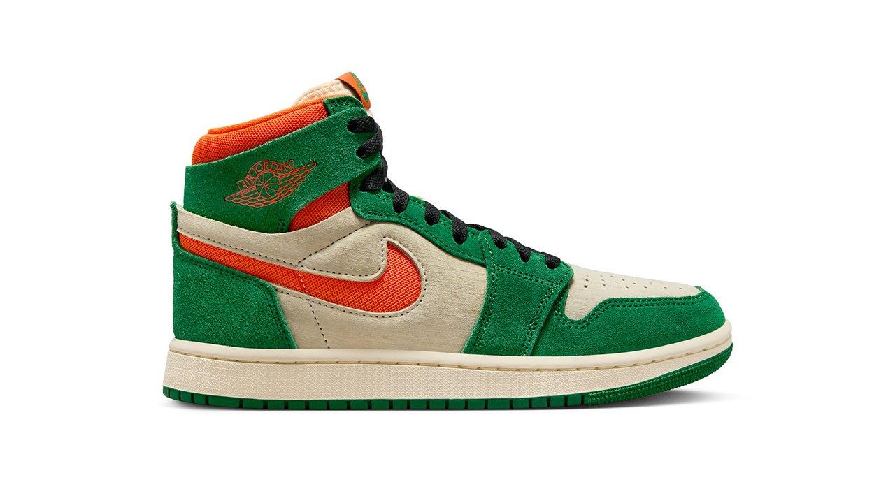 Green orange white deals jordan 1