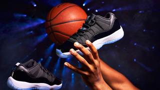 Jordan 11 space jam grade school best sale