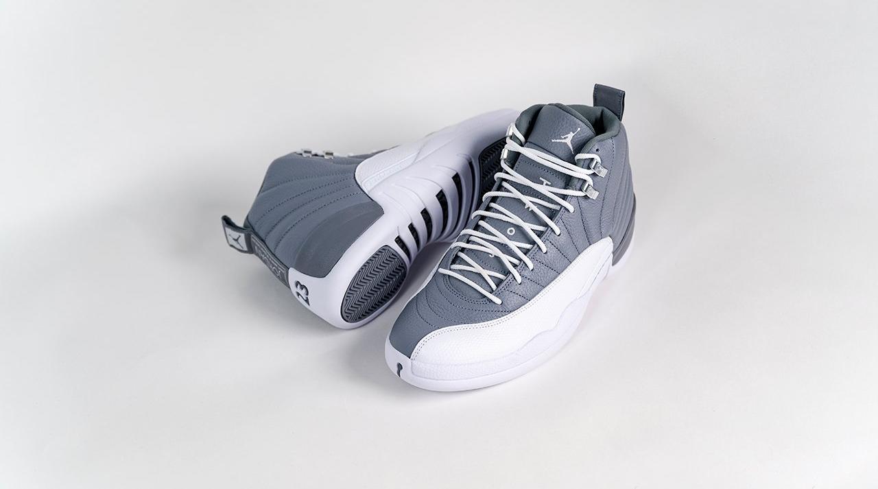 Nike Air Jordan 12 Retro - Stealth/Cool Grey/White • Price »