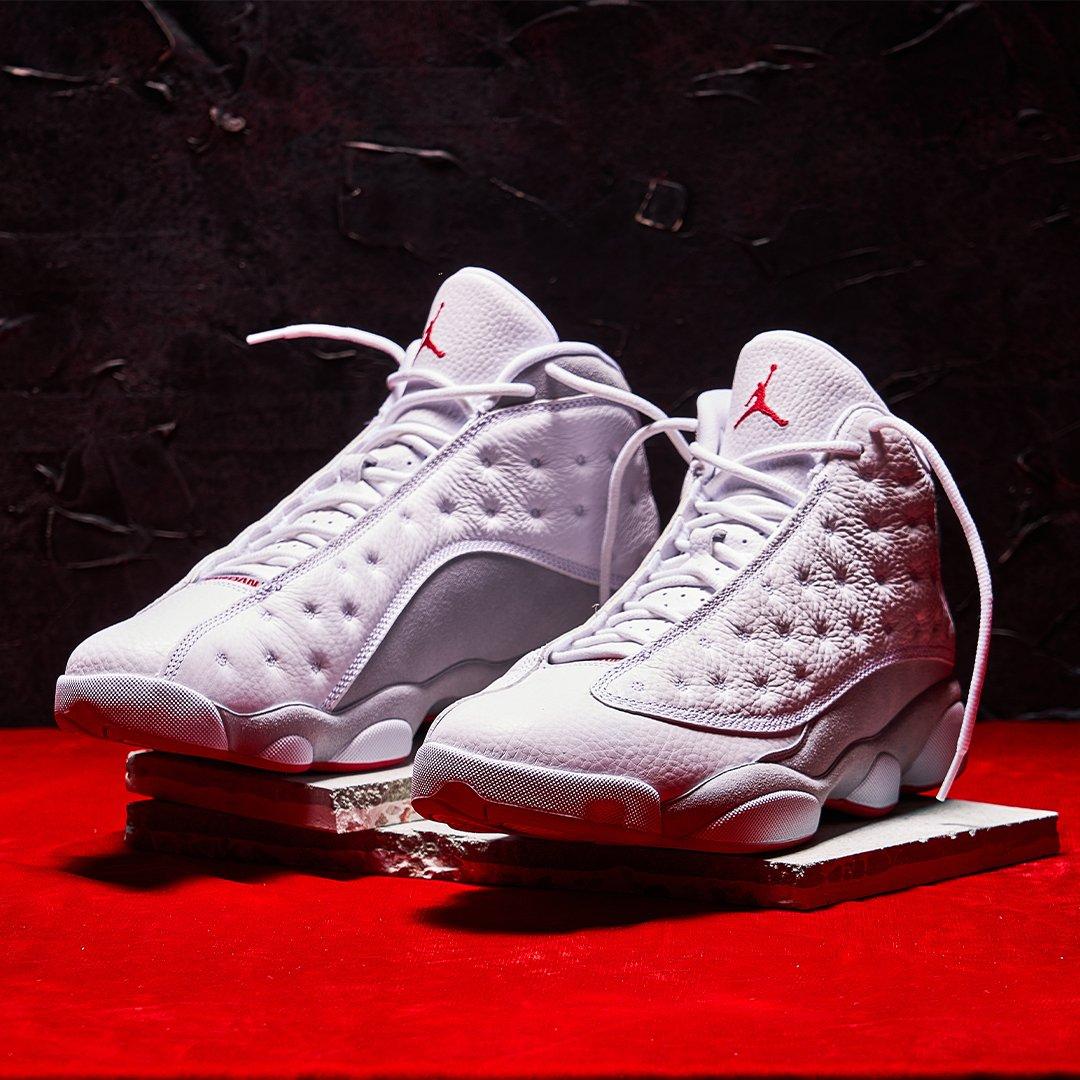 Retro 13 white and on sale grey