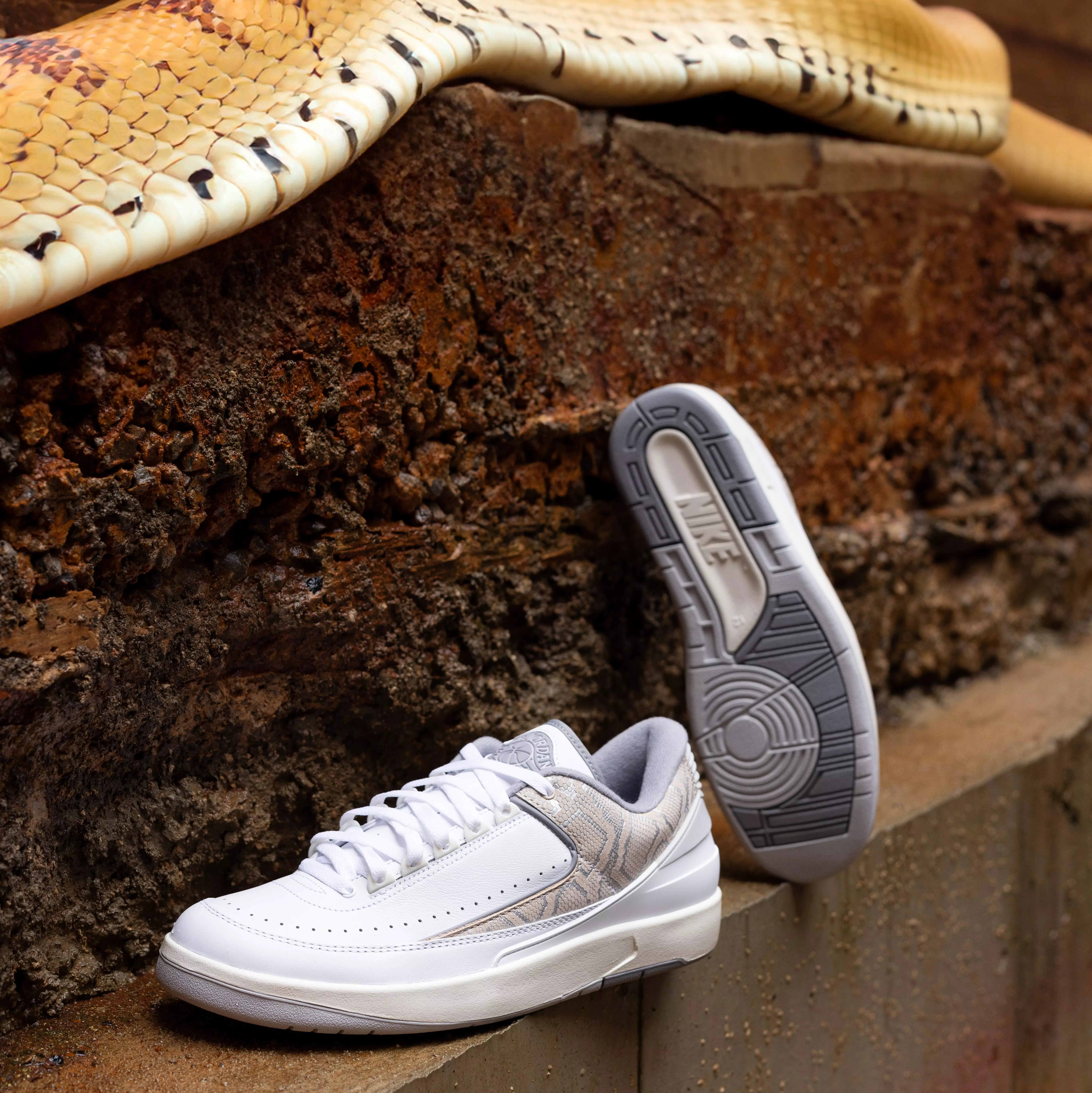Nike Air Jordan 2 Retro Low Python Shoes Size 11.5 Mens Air Jordan 2 Retro Low  main image 3