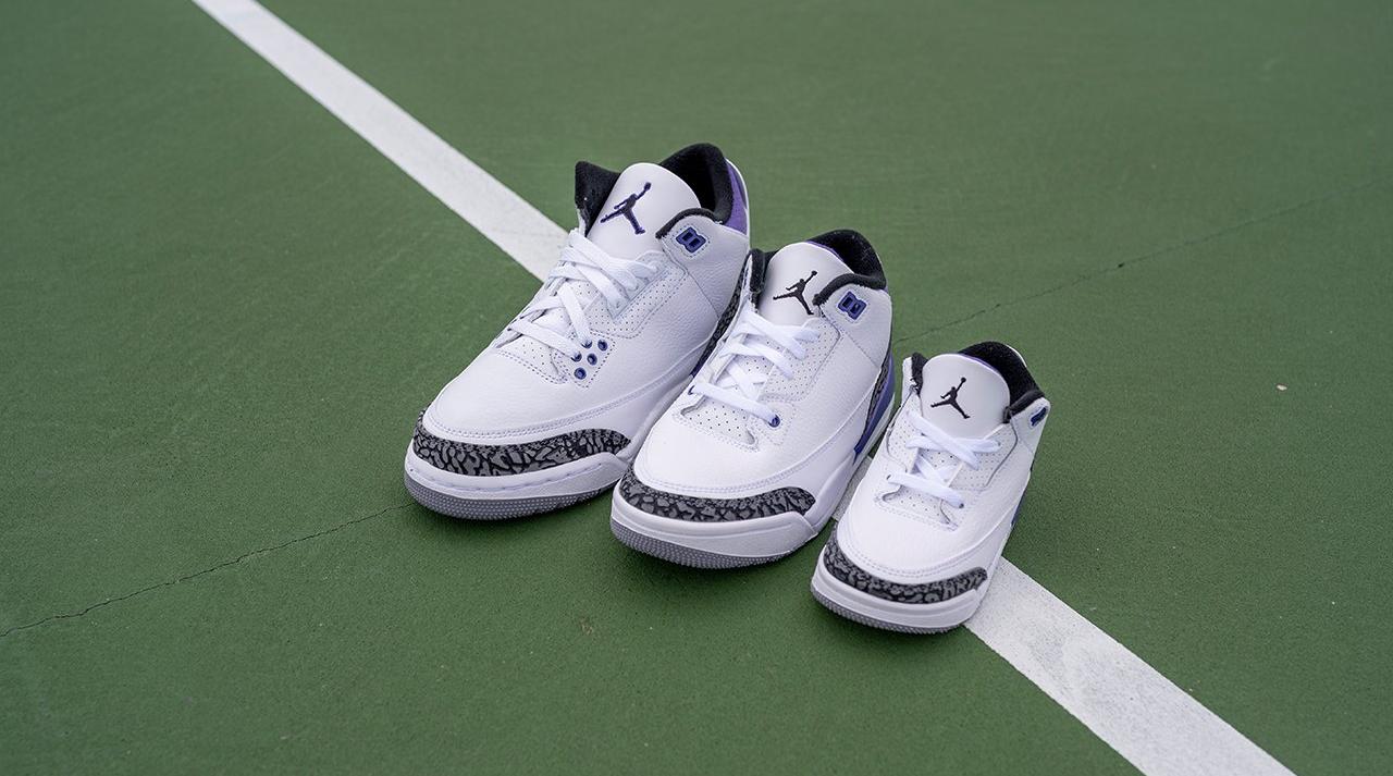 Tênis Air Jordan 3 Retro 'Court Purple