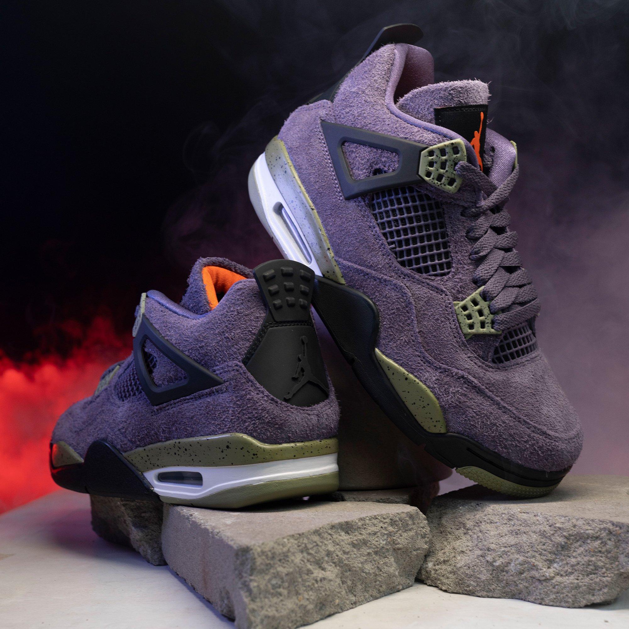 Jordan 4 retro canyon purple