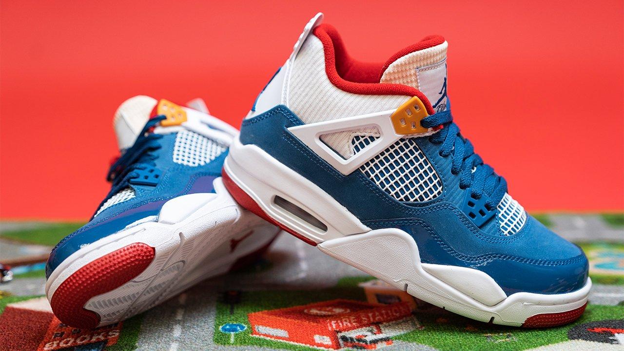 Air jordan 4 gym hot sale red