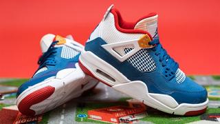 Red white and blue jordan 4 online