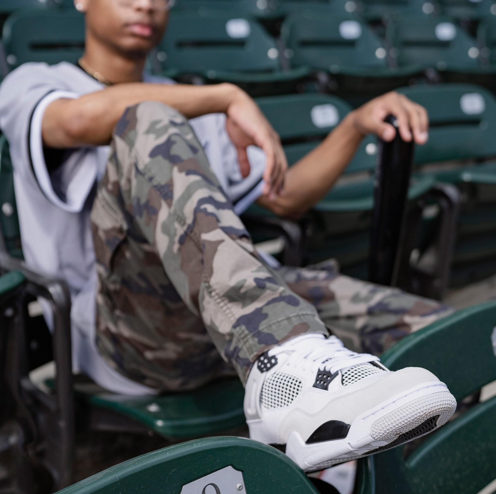 Nike Air Jordan 4 military black, Men's Fashion, Footwear