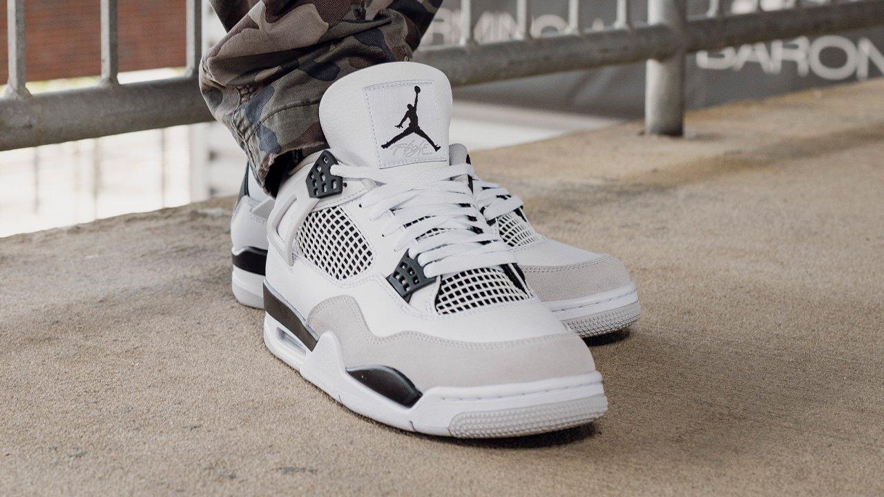 White and outlet black retro jordans