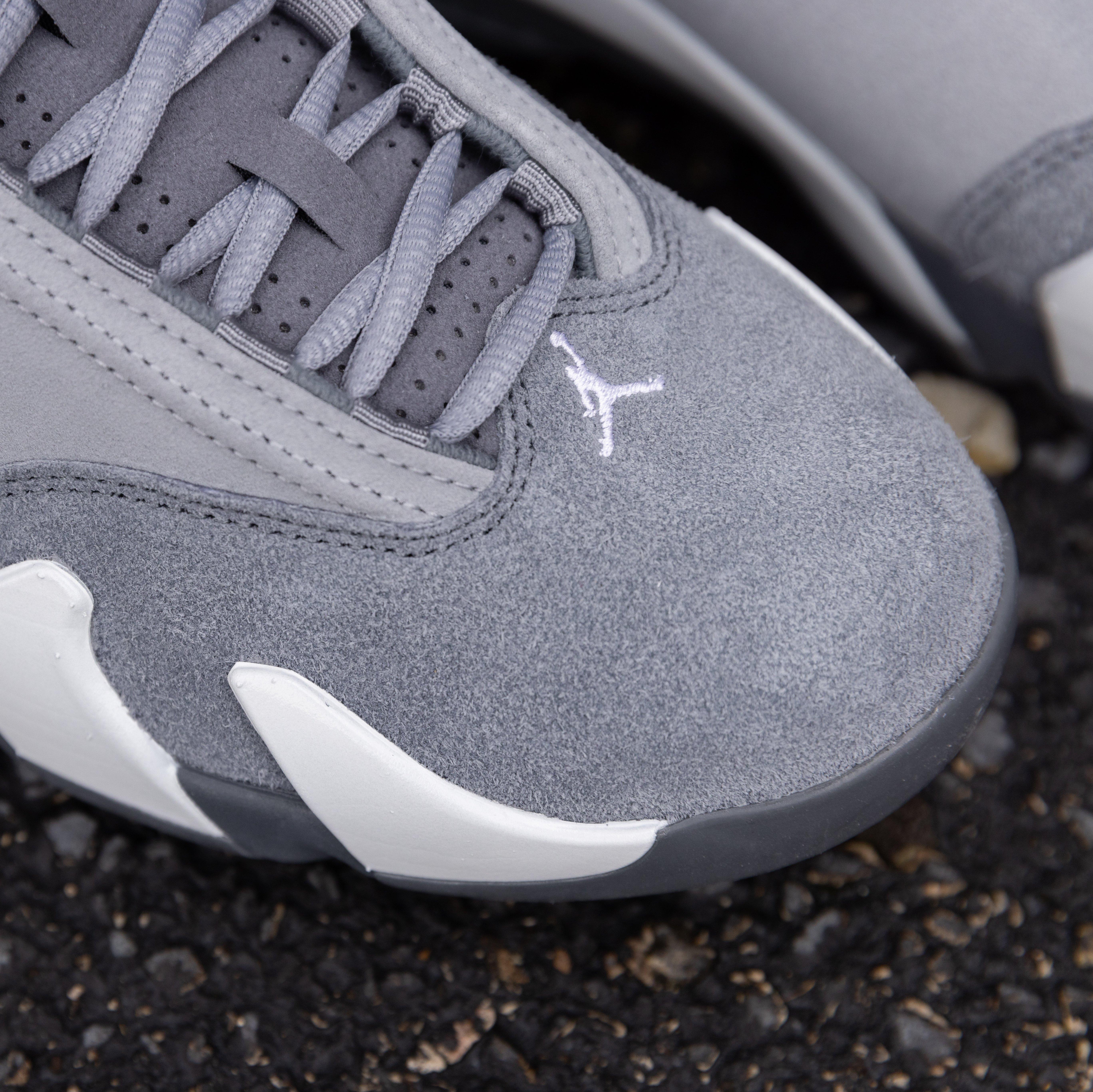 Air Jordan 14 Retro SE "Flint Grey" Toe Box