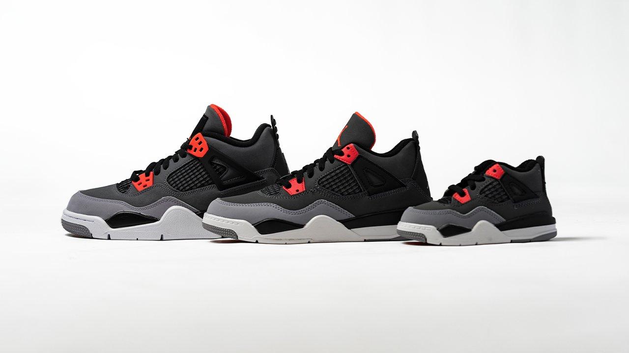 Jordan retro best sale 4 infrared