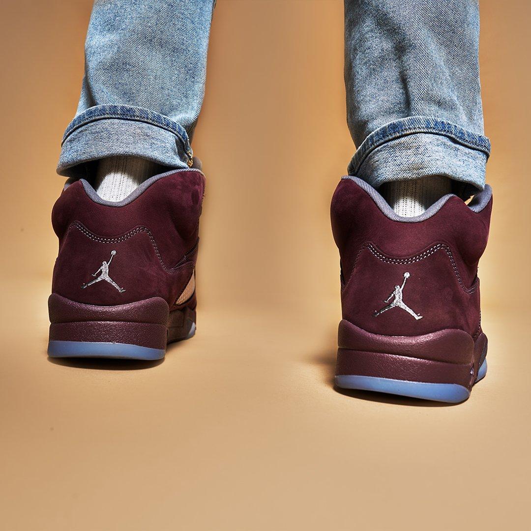 AJ 5 Burgundy