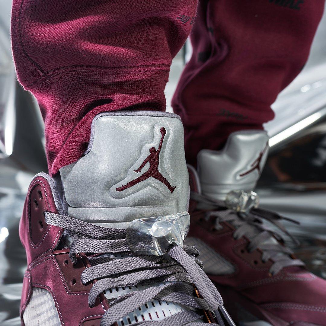 AJ 5 Burgundy