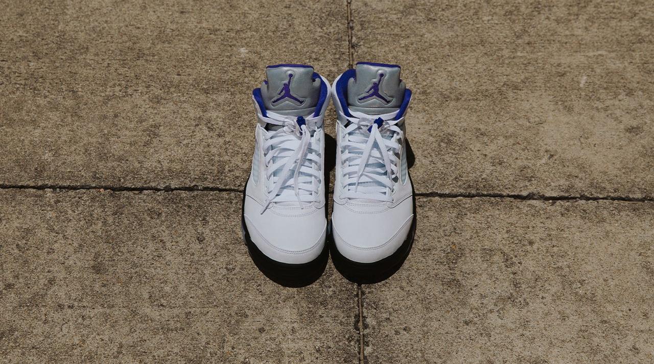 Air Jordan 5 White/Dark Concord/Black DD0587-141 - SoleSnk