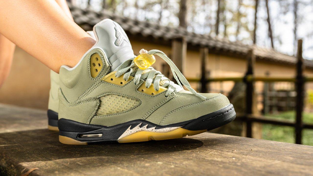 Sneakers Release – Jordan 5 Retro “Jade Horizon/Desert  Sand/Light Silver” Men’s & Kids’ Shoe Launching 4/9