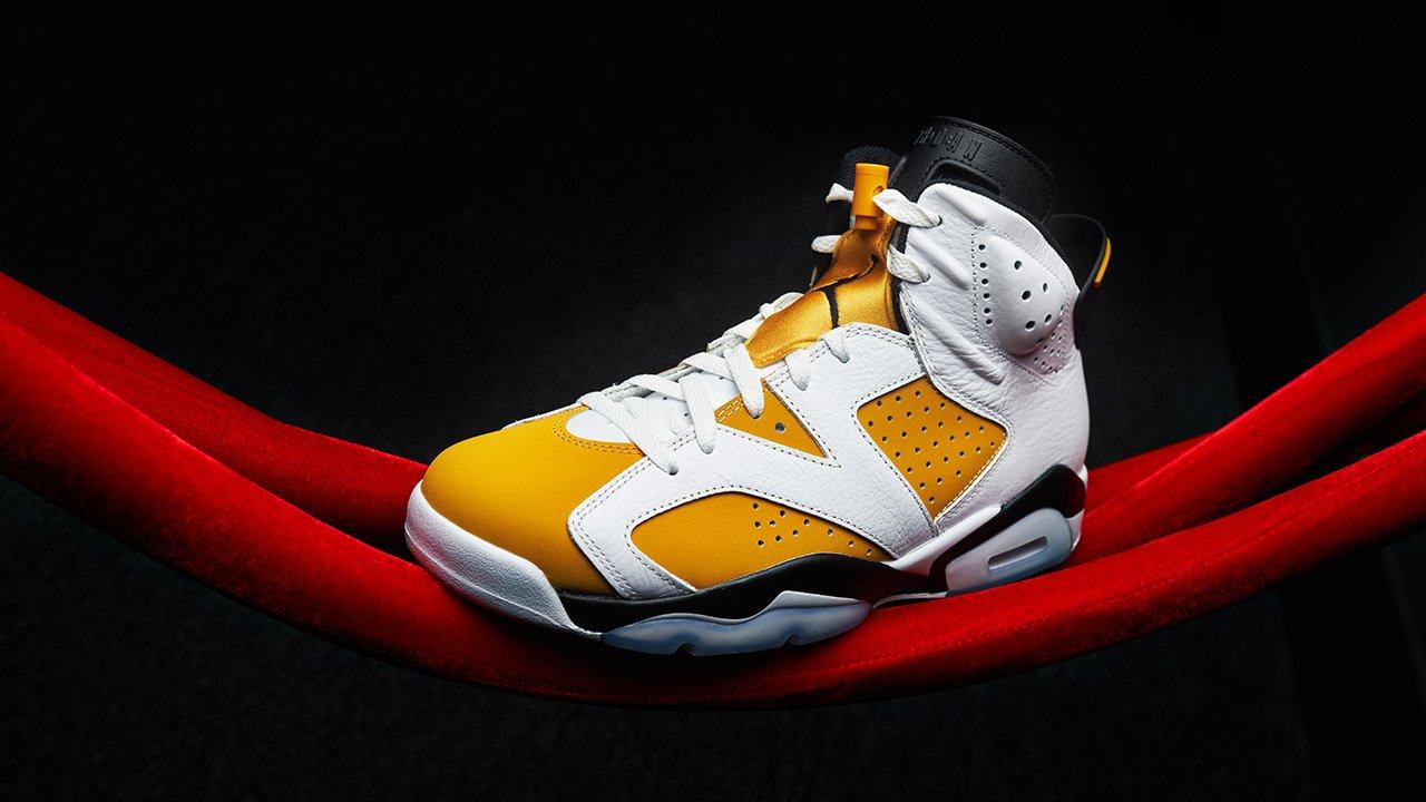 Yellow cheap jordan 6