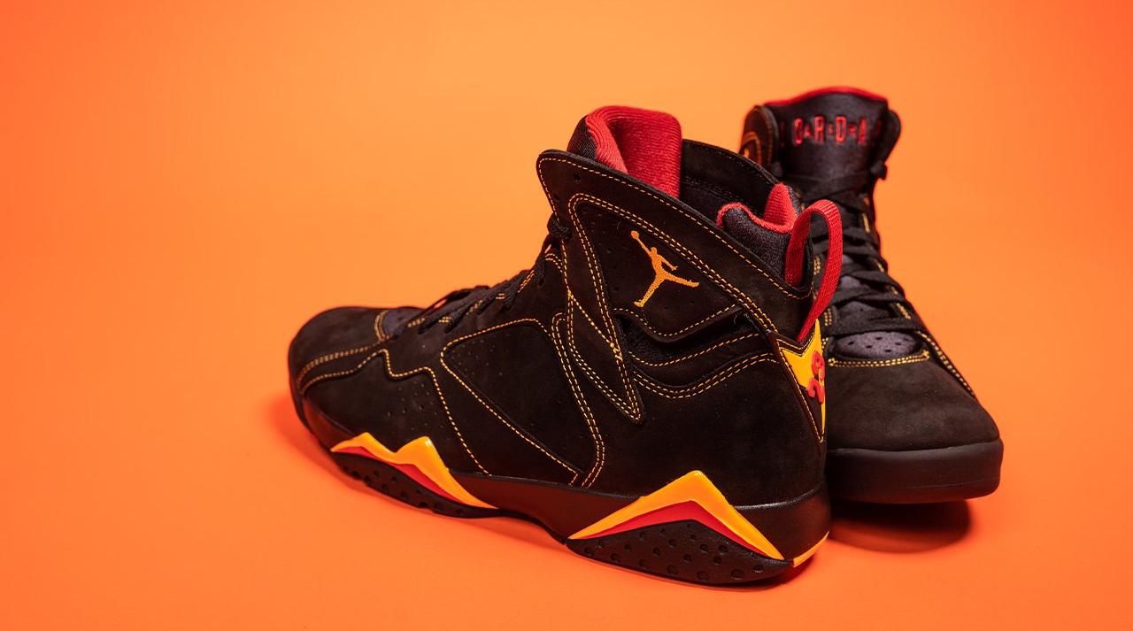 Jordan 7 orange sales
