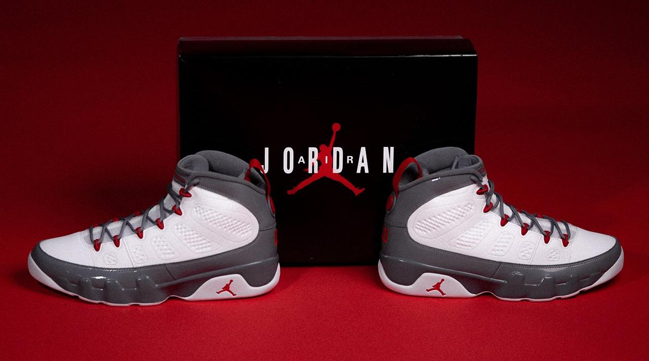 Sneakers Release – Jordan Retro 9 “Fire Red” Men’s  & Kids’ Shoe Launching 12/13