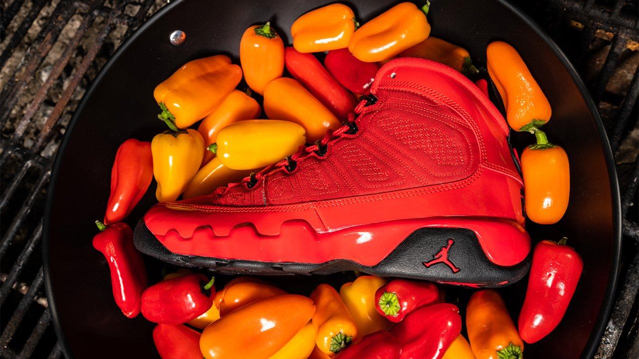 air jordan 9 chile red release date