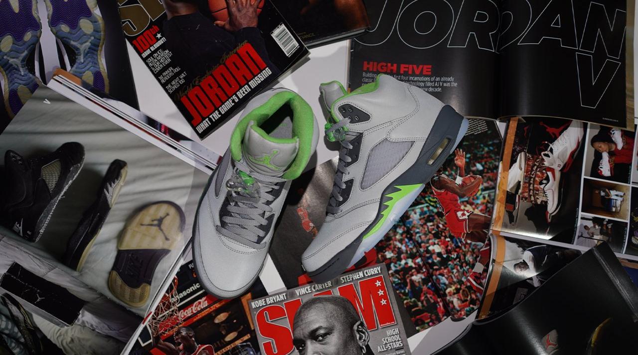 Sneakers Release – Jordan 5 Retro “Green Bean” Men’s