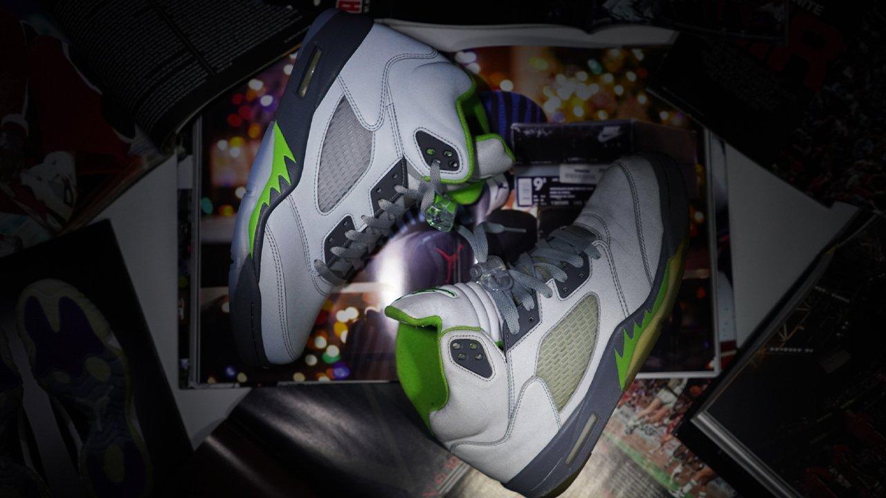 Sneakers Release – Jordan 5 Retro “Green Bean” Men’s ...