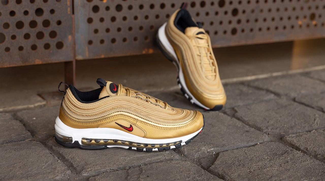 Nike Air Max 97 Metallic Gold Men's Shoe - Hibbett